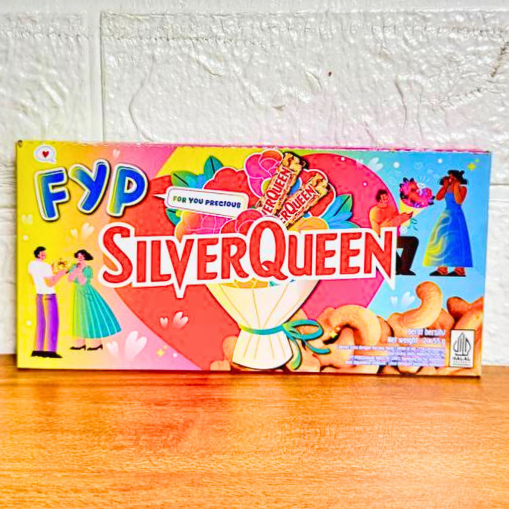 

Olivoliv Snack Silverqueen Mete Mede Cashew Almond Paket Coklat Valentine Day Value Pack 2Pcs X 55