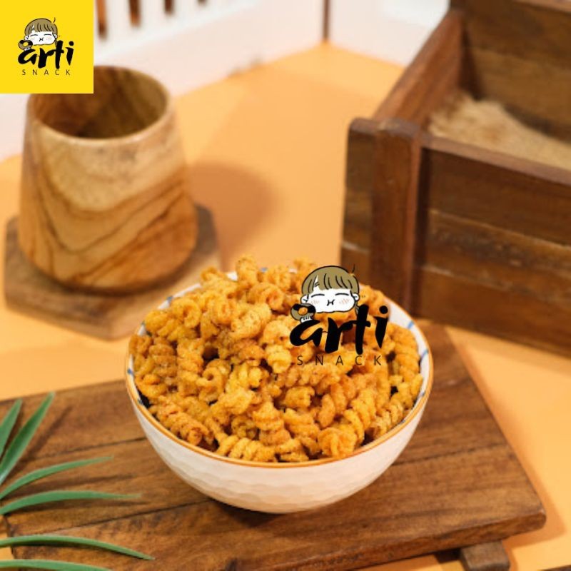 

Olivoliv Snack Makaroni Spiral Pedas / Makaroni Pedas / Makaroni Keriting 250Gr