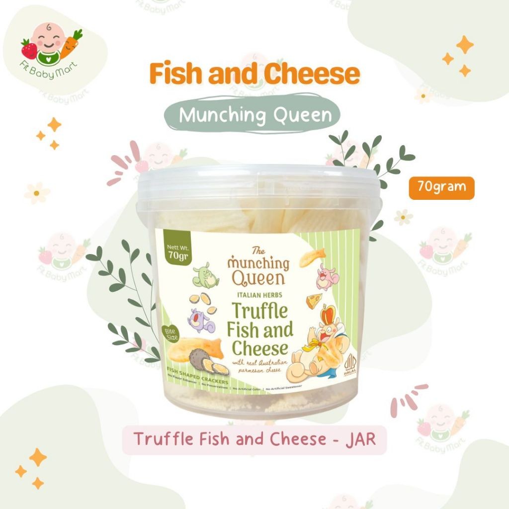 

Olivoliv Snack Munching Queen - Fish And Cheese Chips Kerupuk Cemilan Snack Anak No Msg