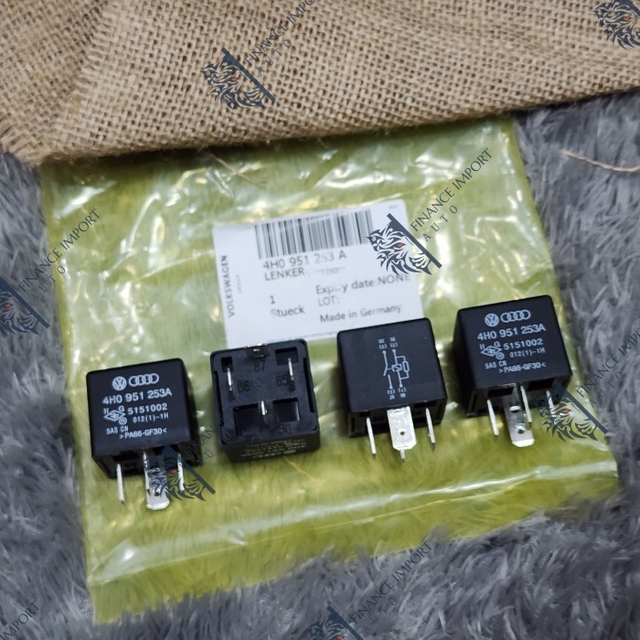 Relay Vw Audi Volkswagen Original 4H0951253A Relay Kaki 4 Vw Audi Ori