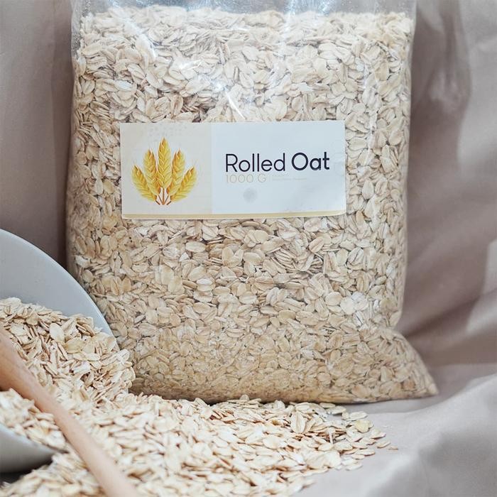 

JTTOP" REGULAR ROLLED OAT 1 KG - OATMEAL GANDUM UTUH PREMIUM ORIGINAL