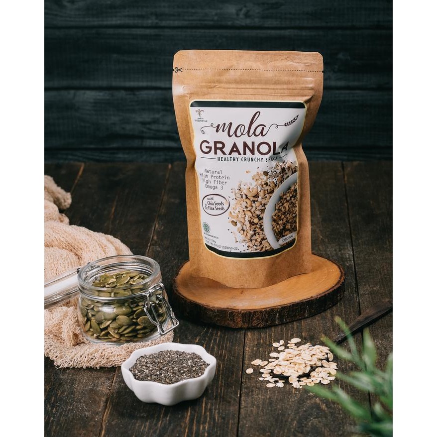 

JTTOP" MOLA GRANOLA 100 GRAM SNACK PALING ENAK SIAP MAKAN