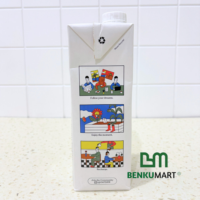 

JTTOP" OATSIDE BARISTA OAT MILK 1L SUSU OAT GANDUM LACTOSE & DAIRY FREE