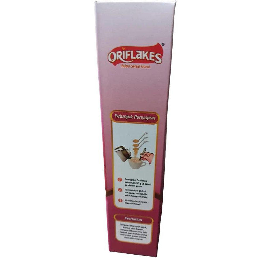 

JTTOP" ORIFLAKES ORIGINAL SEREAL UMBI GARUT PEREDA MAAG ASAM LAMBUNG GERD 350 GR PLAIN