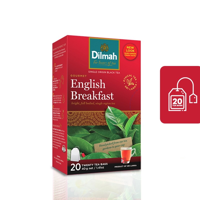 

Dilmah English Breakfast Tea - Teh Celup (Tag Tbag 20s)
