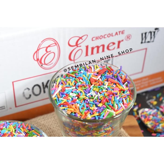 

JTTOP" ELMER MEISES WARNA WARNI 250 GRAM MESES CHOCORICE MIX PELANGI RAINBOW CHOCOLATE BUTIR COKELAT