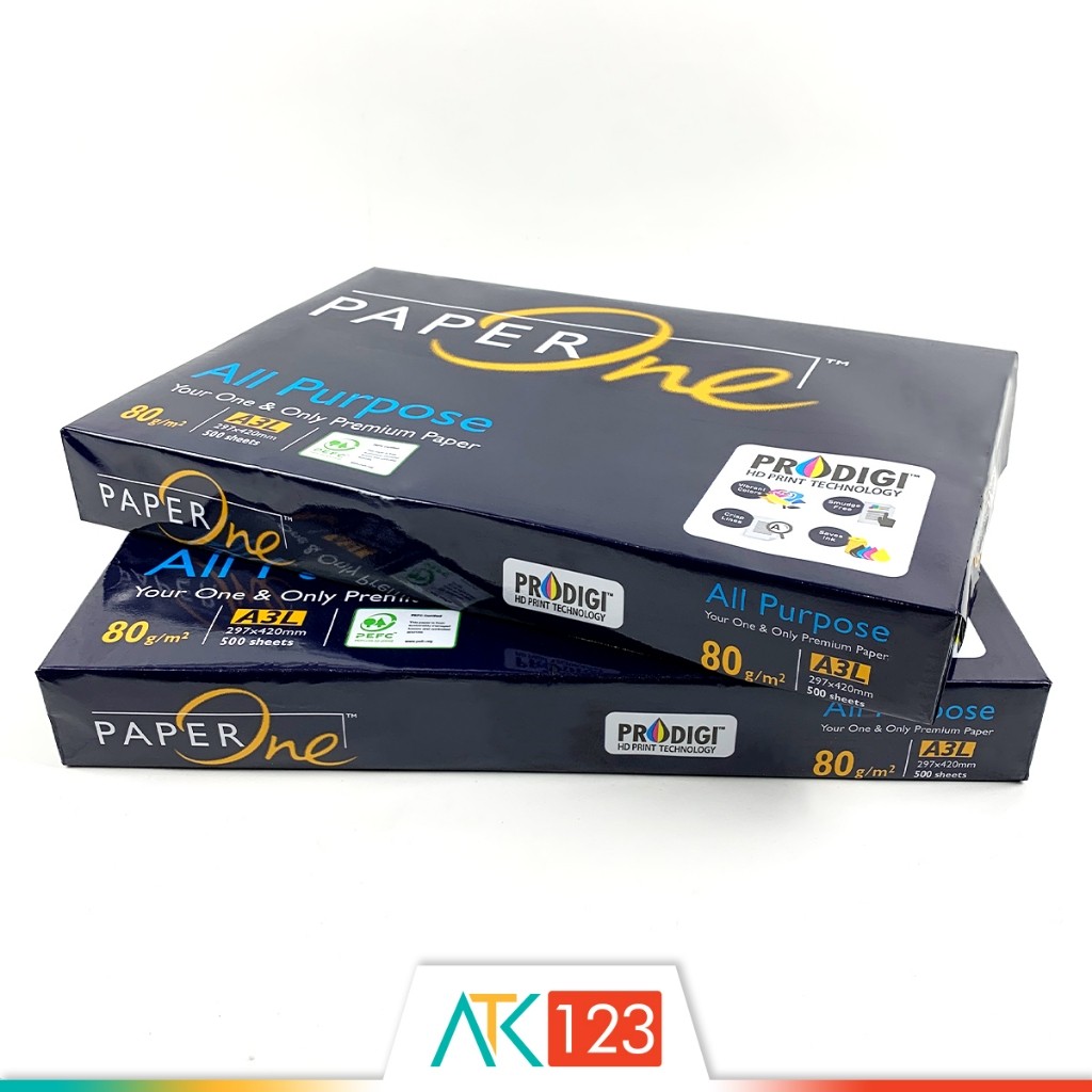 

Kertas HVS A3 80 Gsm - Paper One