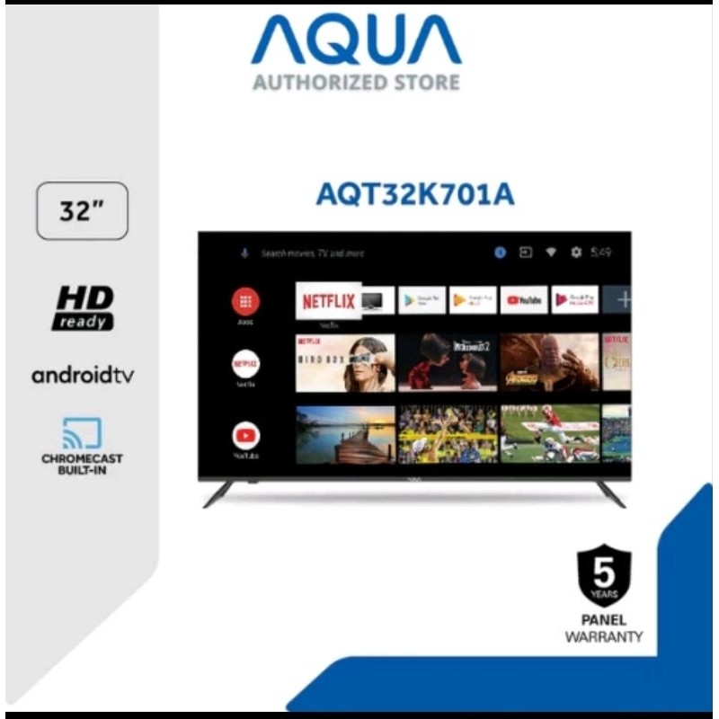 Led TV AQUA 32Inch Smart Android Google TV New Series