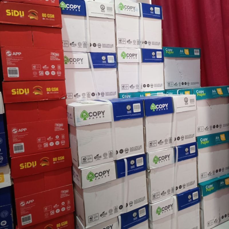 

Kertas A4 75 Gram Copy Paper 1 Dus Instan / Sameday