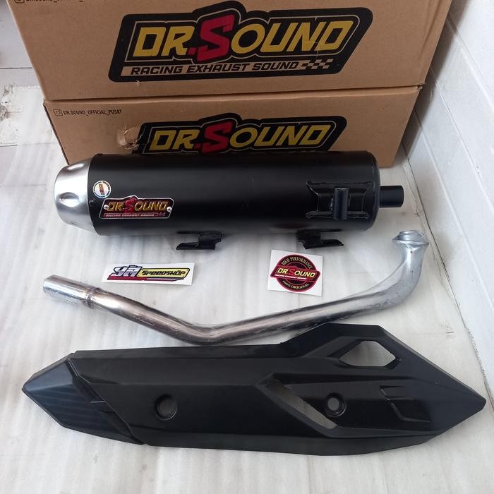 KNALPOT DR SOUND NEW MODEL GEN 1 FULLSET VARIO 125 150 NEW LED 2018 UP