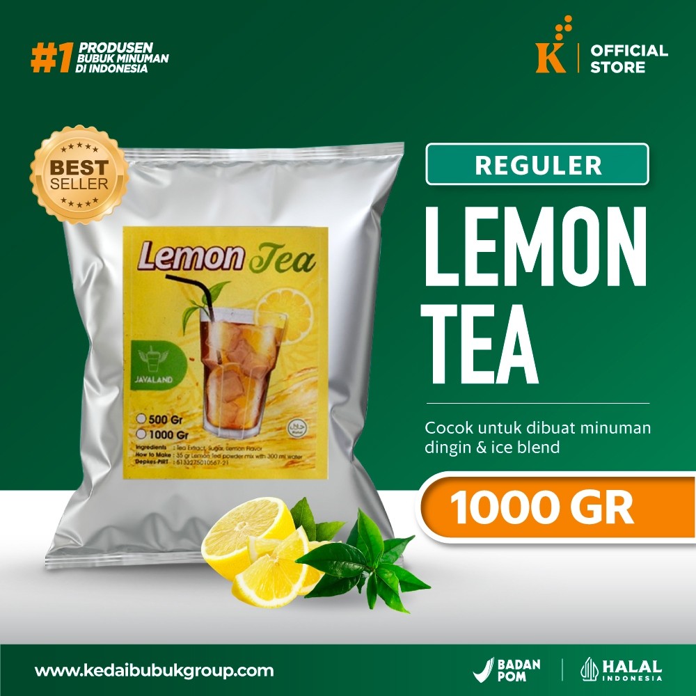 

Bubuk Minuman Bubble Drink rasa Lemon Tea 1kg Javaland