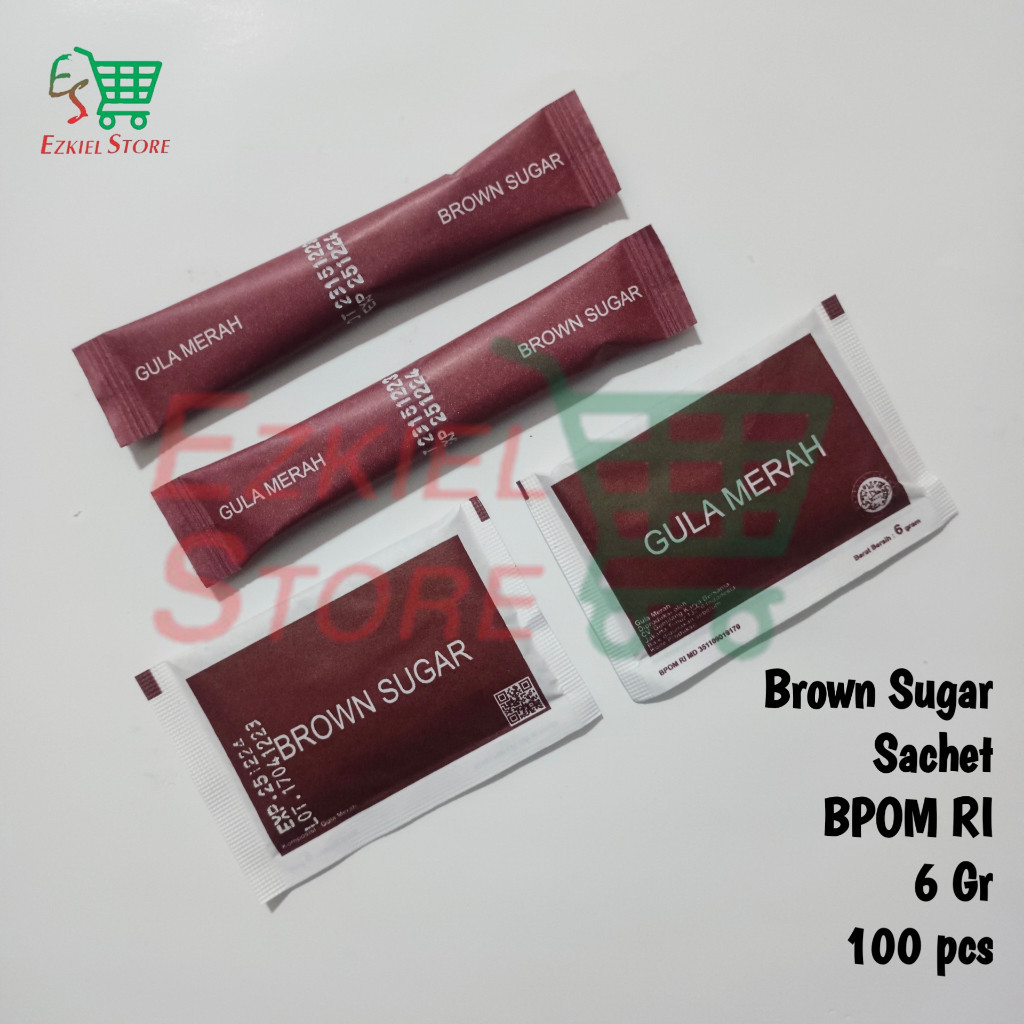 

Brown Sugar Sachet / Gula Aren isi 100 pcs ( Kotak / Batang )