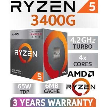 Asustek Itshop - Amd Ryzen 5 3400G With Radeon Rx Vega 11 Graphics