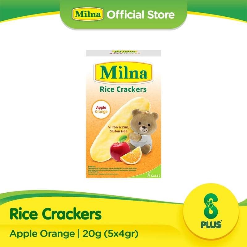 

MILNA RICE CRACKERS APPLE ORANGE - RAJA SUSU