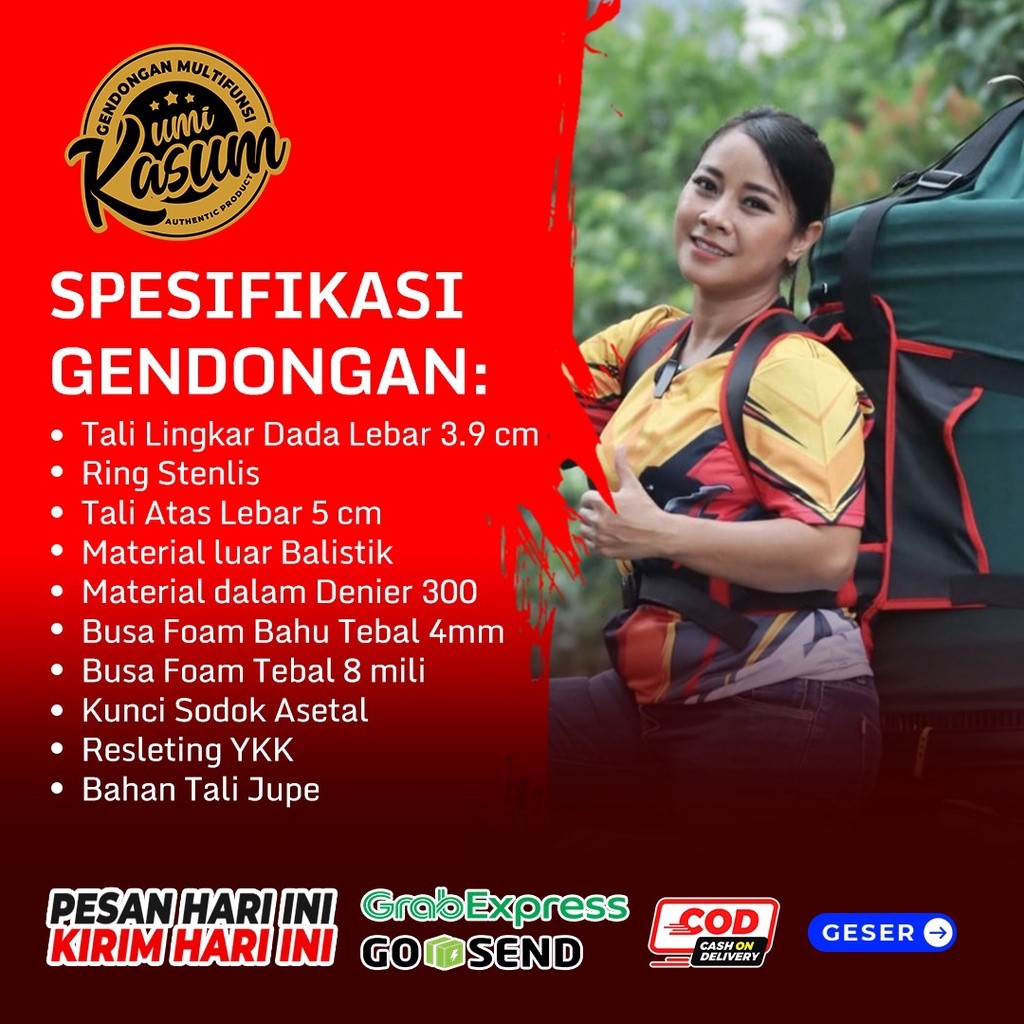 Umi Kasum Tas Sangkar Burung Gendongan Multifungsi Untuk Semua Sangkar Burung