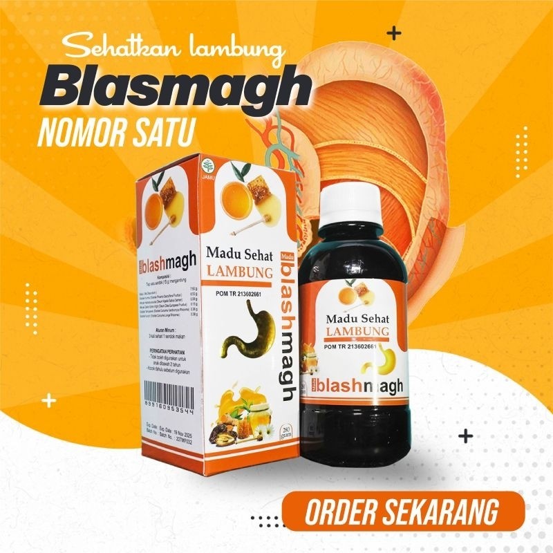 

madu Blashmagh sehat lambung 280gr atasi maag nyeri lambung