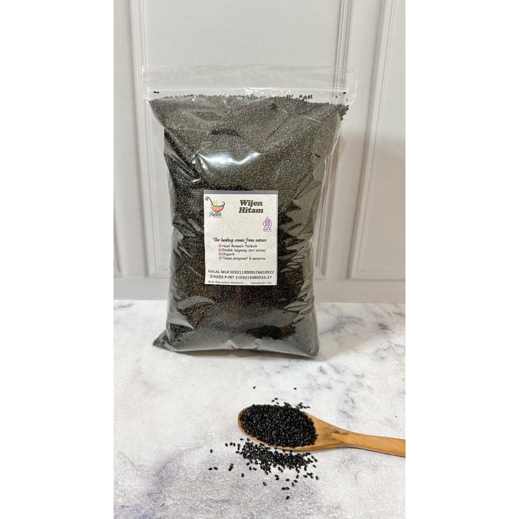 

Wijen Hitam Pilih Varian Berat - Rempah Bu Risma