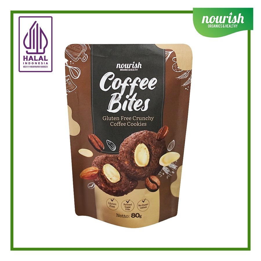 

Coffee Bites - Gluten Free Coffee Cookies with Almond 80gr