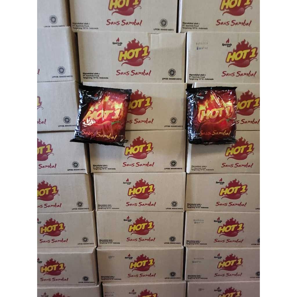 

HOT1 Saus Sambal Sachet 1 DUS 9 gr x 20 pack