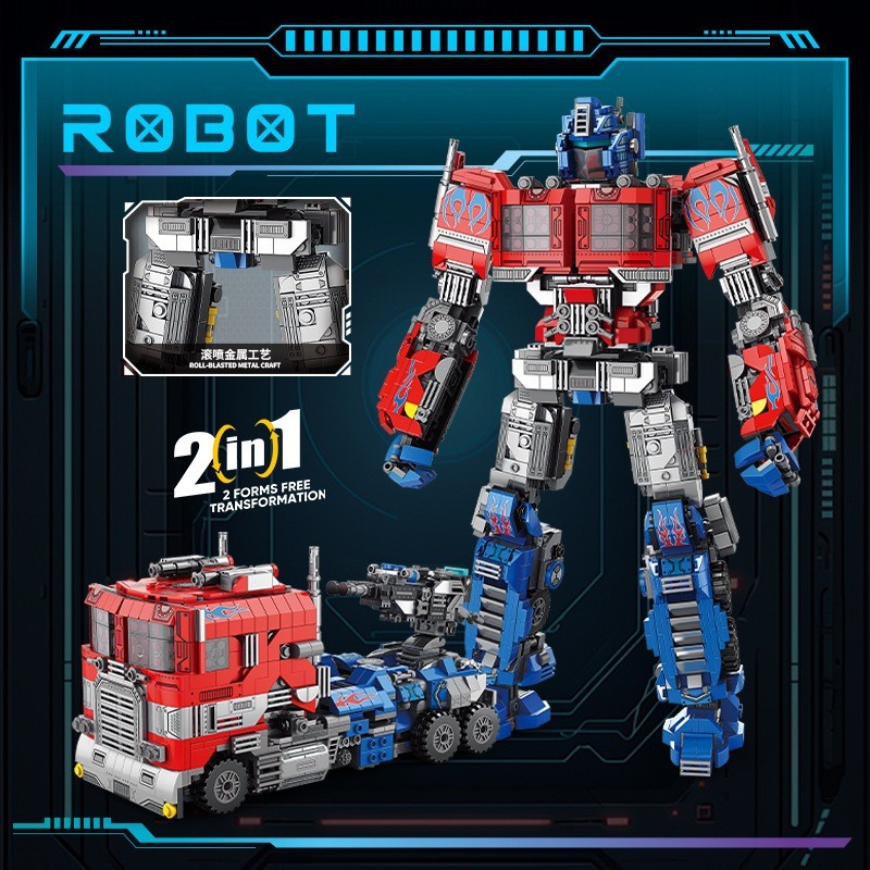 Blokees transformers Mainan Blok robot transformers besar isi 1000 Pcs mainan transformers blok