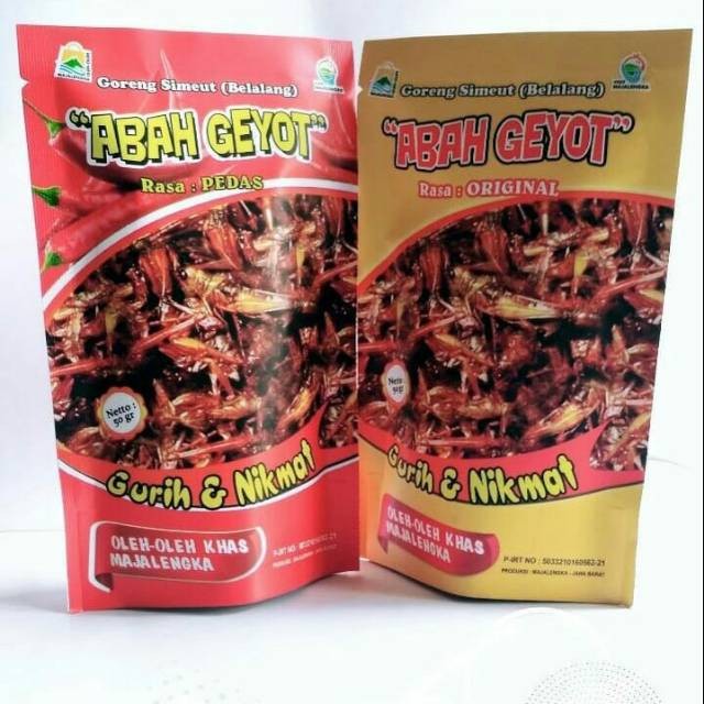 

Cemilan Belalang Goreng (Simeut)Abah Geyot