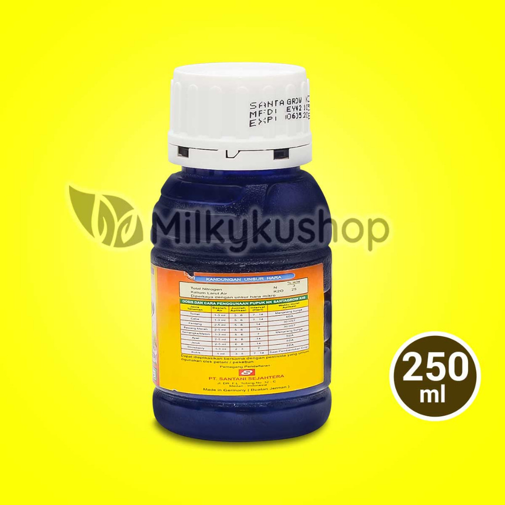 Pupuk Cair Santagrow K40 isi 250 ml Kan Pak