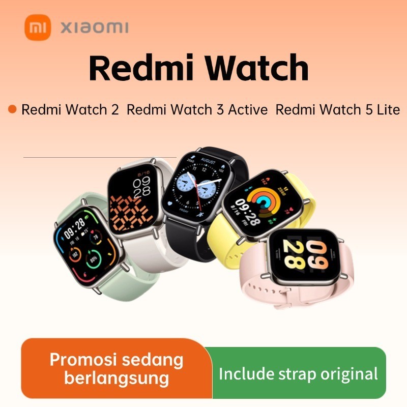 Xiaomi Redmi Watch 5 Lite&Active Redmi Watch 3 Active Redmi Watch 2 Lite Second 100% Original