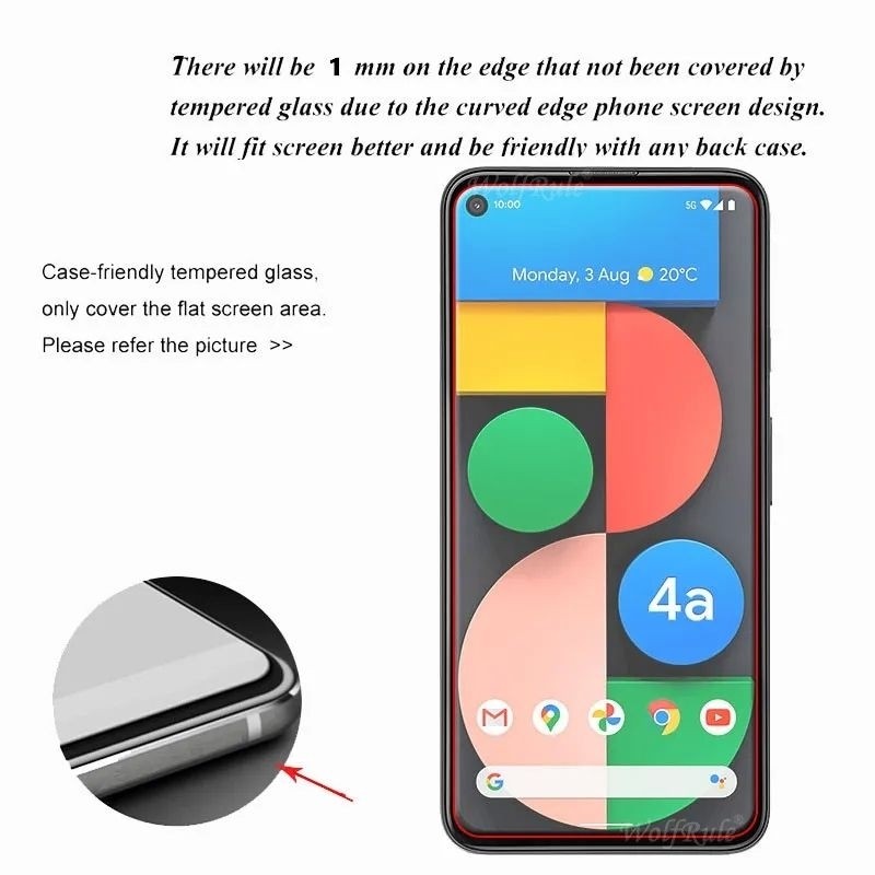 Tempered Glass Google Pixel 4a 5G Anti Gores Google Pixel4a 5G