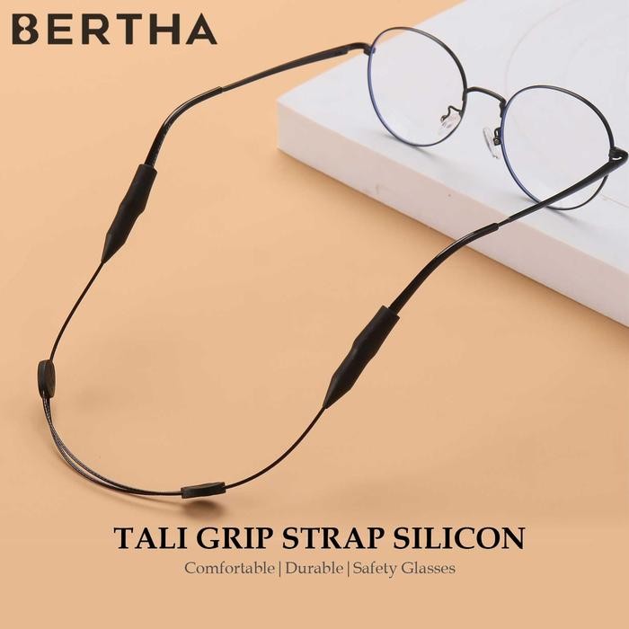 Bertha Tali Silicone Penahan Kacamata Dewasa Stretch Silicone