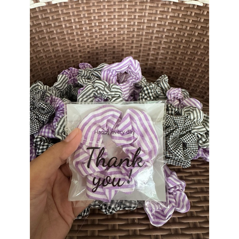 100 pcs Souvenir Wedding scrunchie mini / ikat rambut /scrunchie mini / souvenir wedding