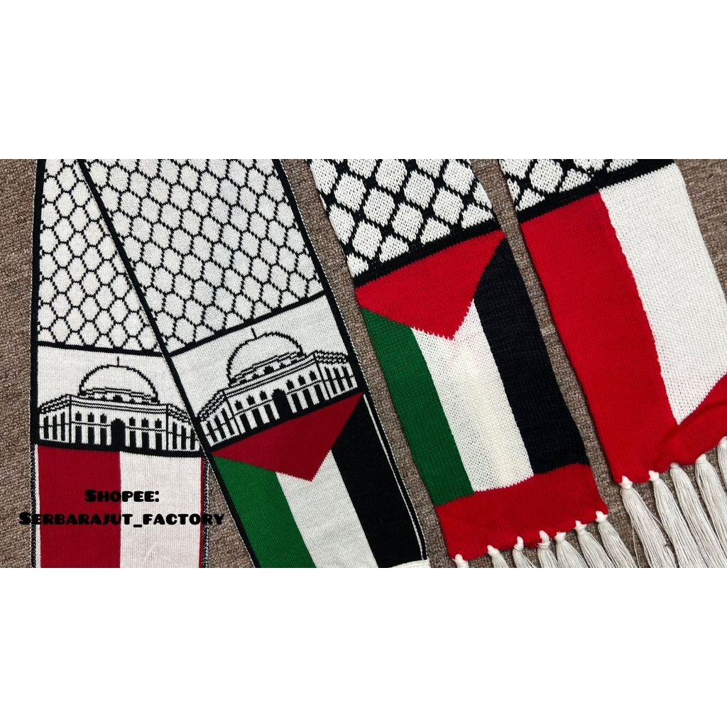 Syal Palestina / Syal Palestina Rajut/Syal Palestina Premium