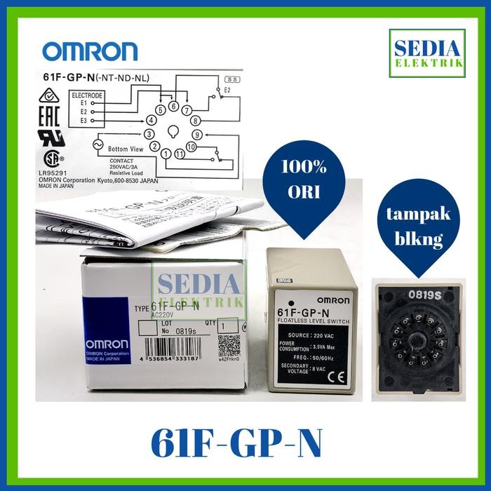 Water Level Control Wlc 61F-Gp-N Omron 61F Gp N 61Fgpn