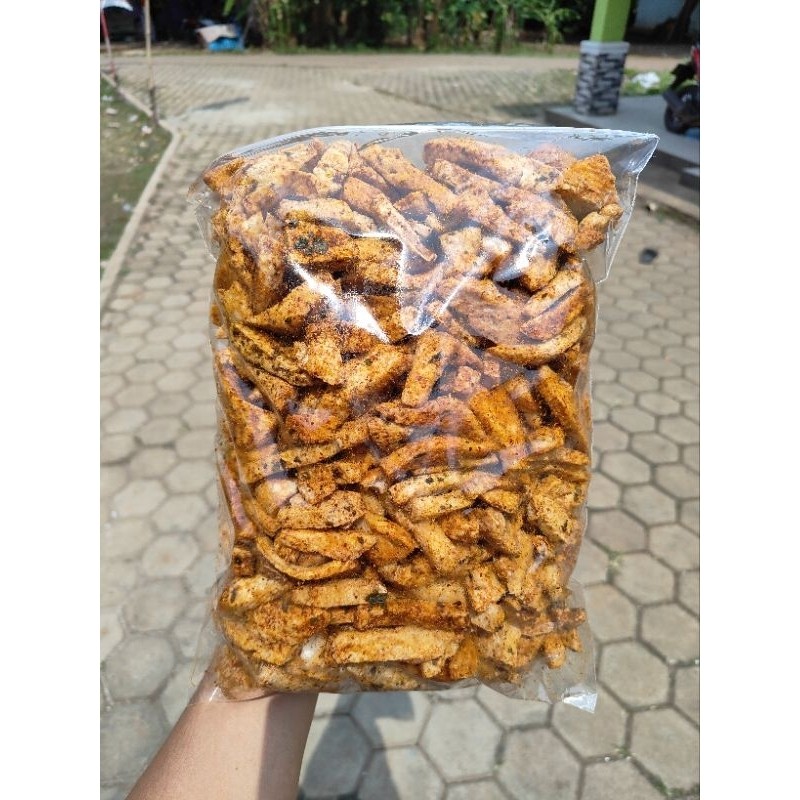

Basreng Hah pedas daun jeruk 1kg