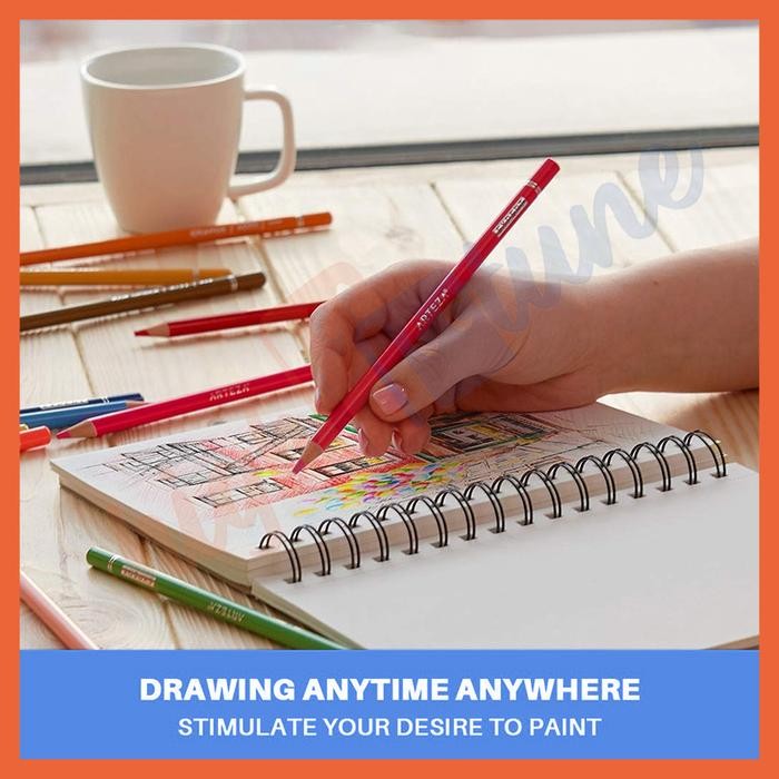 

Hightune Buku Gambar Spiral Sketch Book A5 16K A4 8K - Stationery art sketchbook *