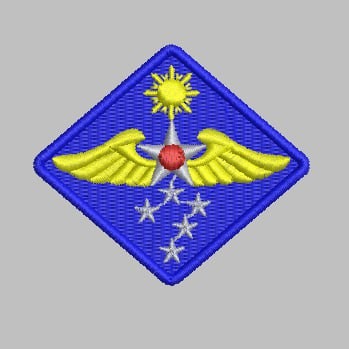 NEAR PATCH BORDIR US WW2 ARMY AIR FORCE LOGO/AKSESORIS