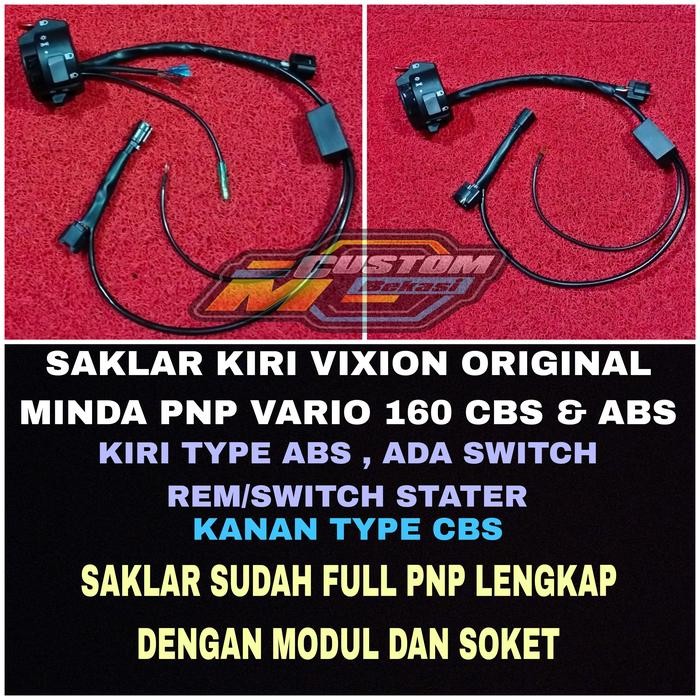 PREMIUM Saklar Vixion PNP Vario 160 ABS CBS Holder Vixion PNP Vario NEW 160