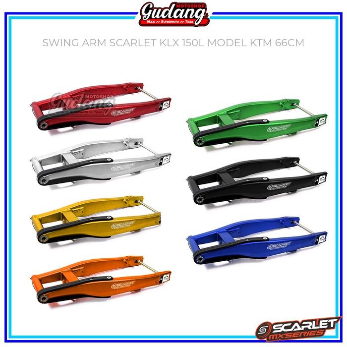 PREMIUM Swingarm Swing Arm Scarlet MX 60 cm 66 cm Alumunium Model KTM CRF 150L KLX 150 Dtracker