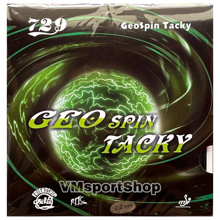 PREMIUM Friendship/729 Geo Spin Tacky > Karet / Rubber Bet / Bat Pingpong