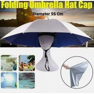 Terlaris Payung Topi Besar Ukuran Diameter 95Cm-Topi Payung Mancing Hiking Outd