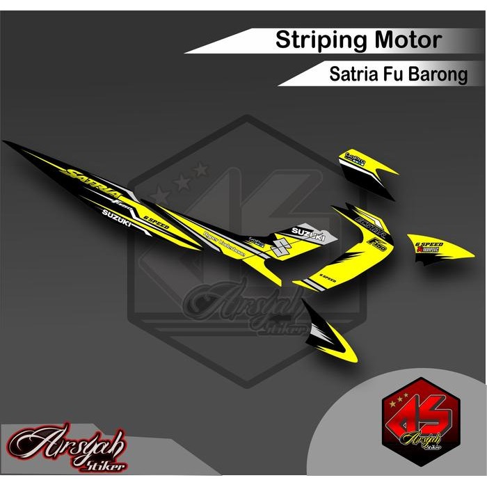 PREMIUM Striping satria fu Barong / Striping satria Barong /Striping Satria Fu lama / Striping