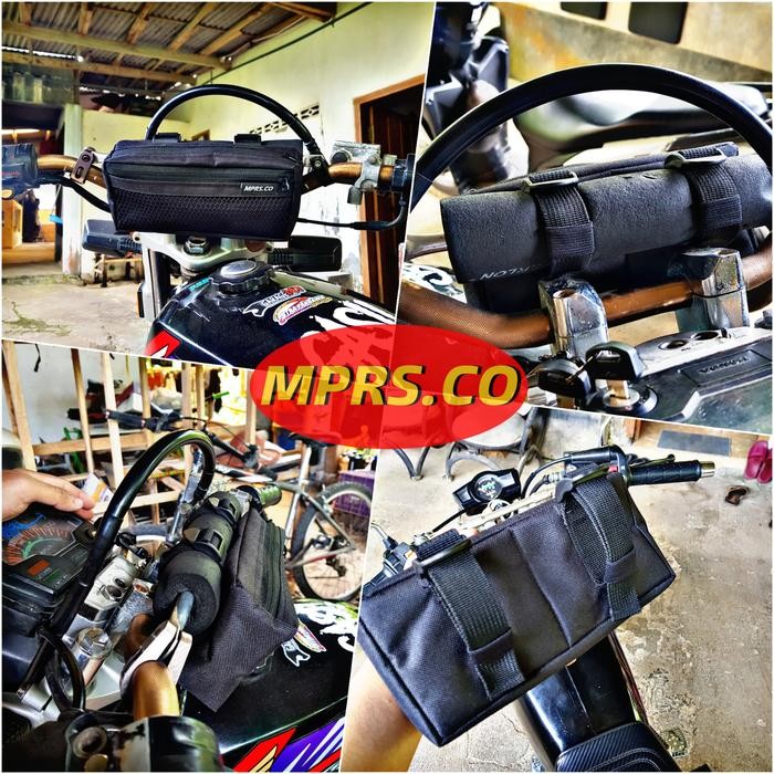 PREMIUM Handlebar bag ,Tas stang all motor ,trail klx crf cb mp gl dan sepeda