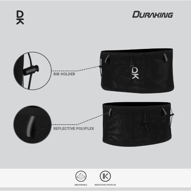 PREMIUM Running Belt Sabuk Lari DURAKING V2 Unisex Black