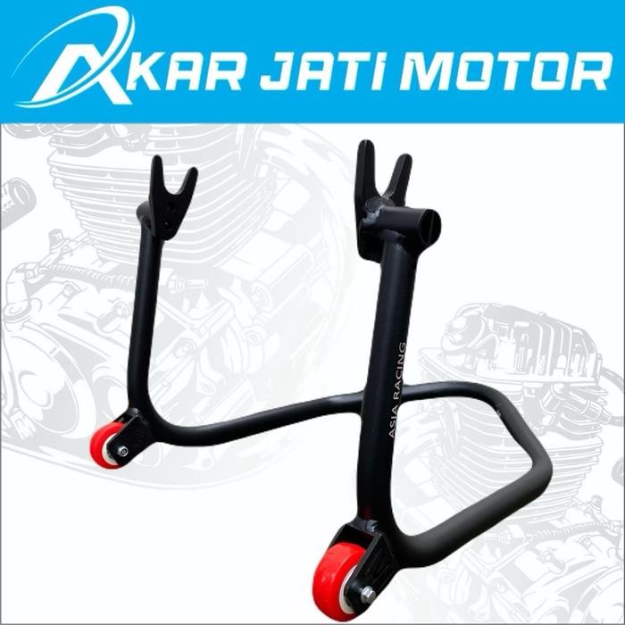 PREMIUM STANDAR PADDOCK MNI ALUMUNIUM TEBAL PEDOK MOTOR ALLOY UNIVERSAL NINJA R Fizr Satria Fu