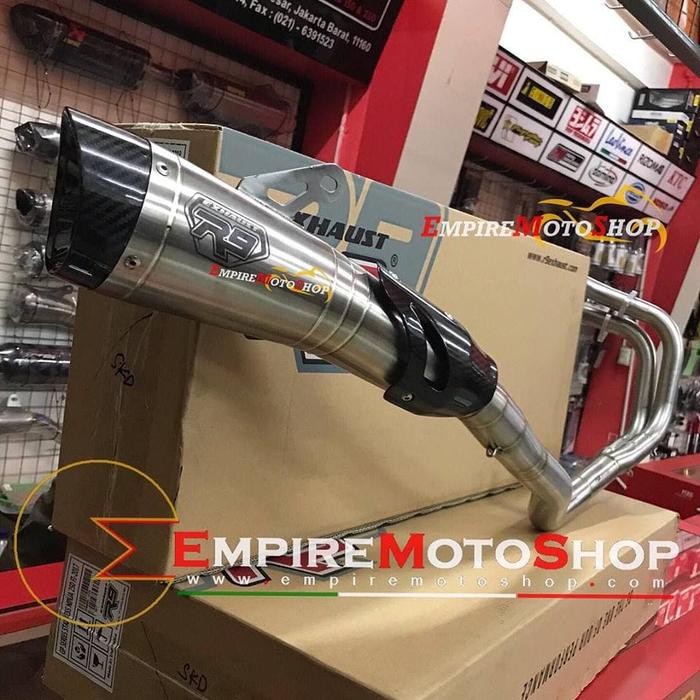 PREMIUM Knalpot R9 H2 New Ninja 250 Fi 2018 Fullsystem Stainless