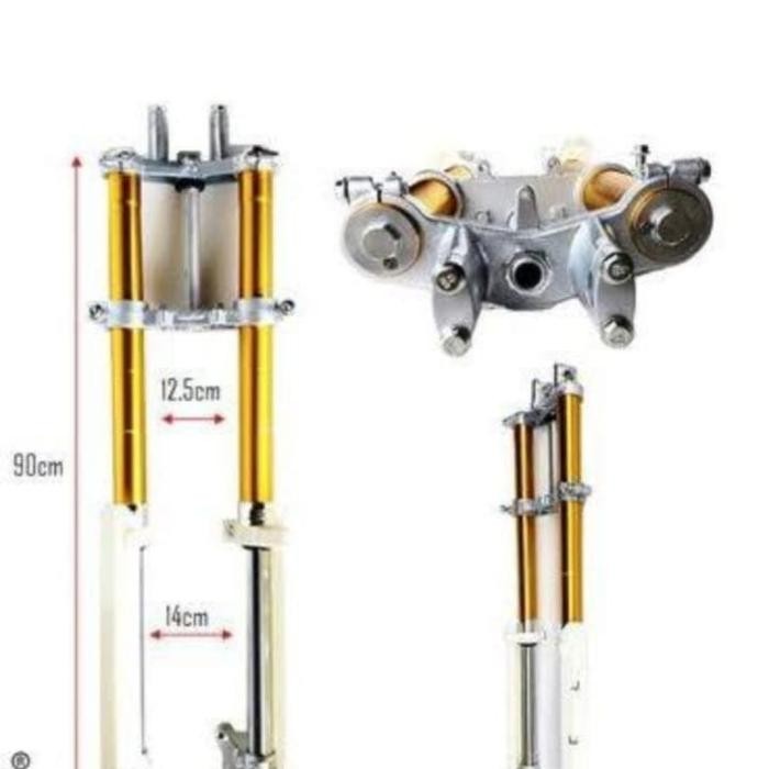 PREMIUM Shock Depan Usd Upside Down KLX 150 MGV Original