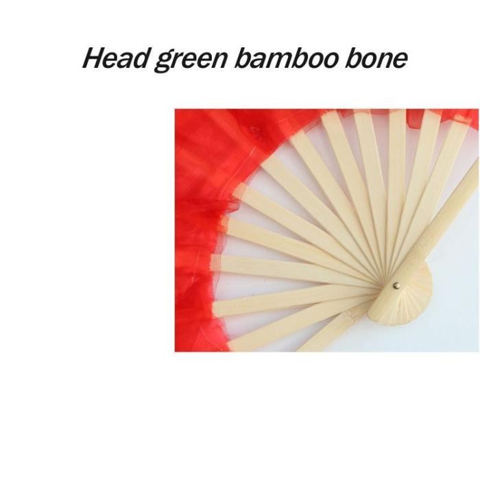 Terlaris 1Pair Kipas Menari Tari Merah Kipas Nari Besar Kipas Penari Kipas Tarian Kipas Tari Kipas