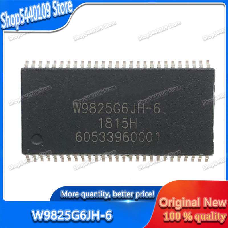 10PCS W9825G6JH-6 TSOP-54 W9825G6JH TSOP54 W9825G6 W9825 9825 16M * 16-bit SDRAM memory chip New and