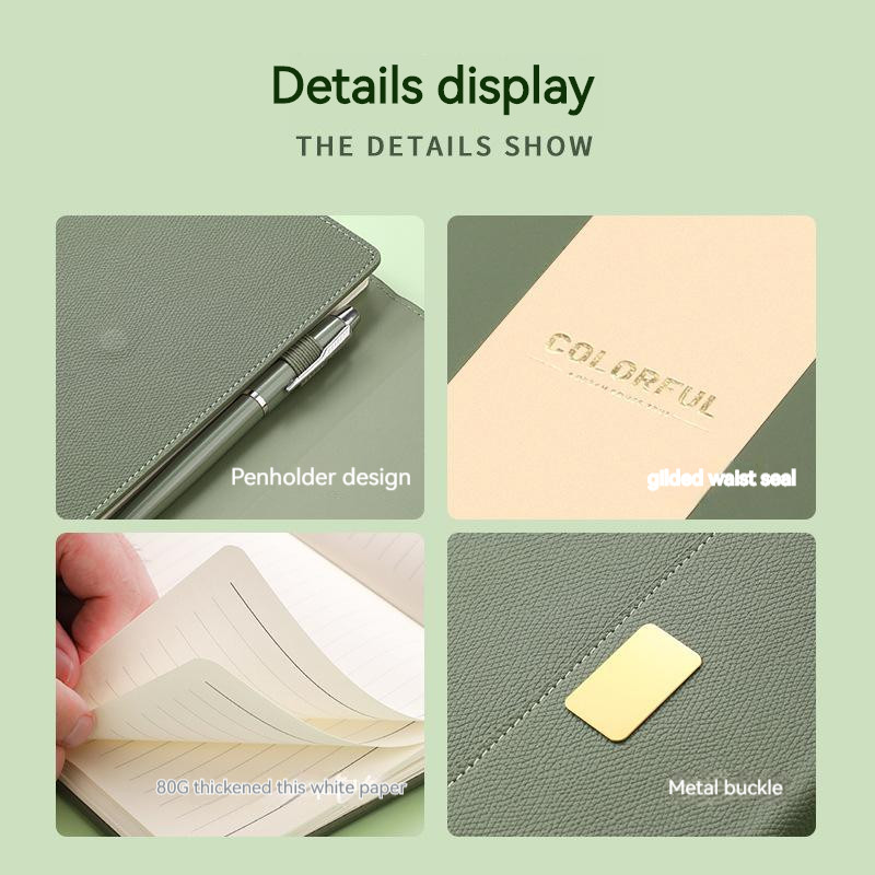 High Quality Premium Notepad Hardcover Notebook Luxury Notebook With Pen Set Custom Printing Noteboo