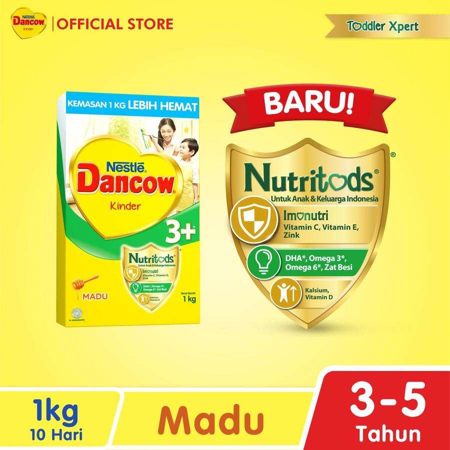 DANCOW 3+ MADU 1 KG - RAJA SUSU