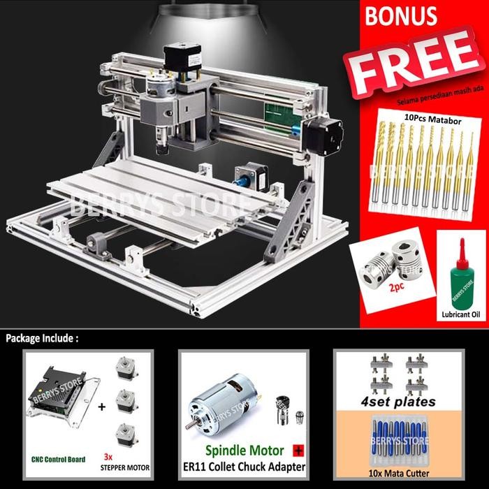 Diskon Mesin Cnc Router Cutting Grafir Kayu Akrilik 3018